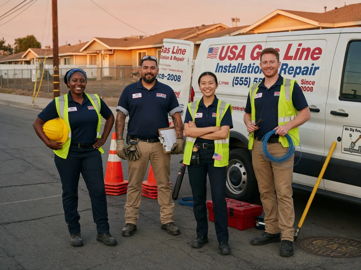Gas Line Installation company in Coy, AL